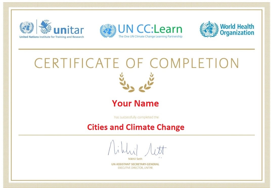 Cities and Climate Change Free Online Course